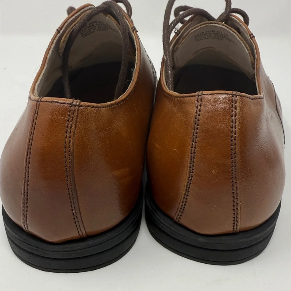 Florsheim Kids Tan Leather Dress Shoes Size 3M Sole is 9 3/4 “ long